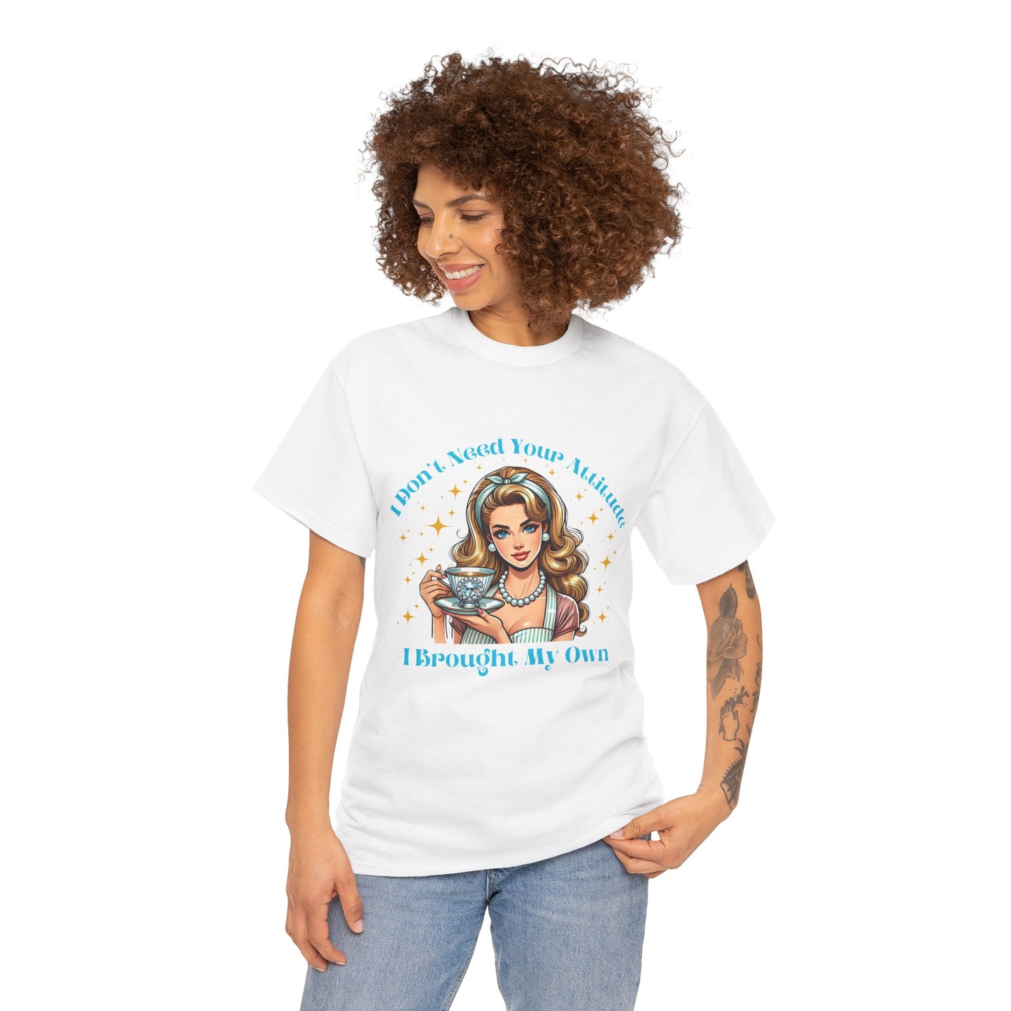 Funny Unisex Heavy Cotton Tee - I Brought My Own, Perfect for Parties, Gifts, Birthdays, Casual Wear, Humor