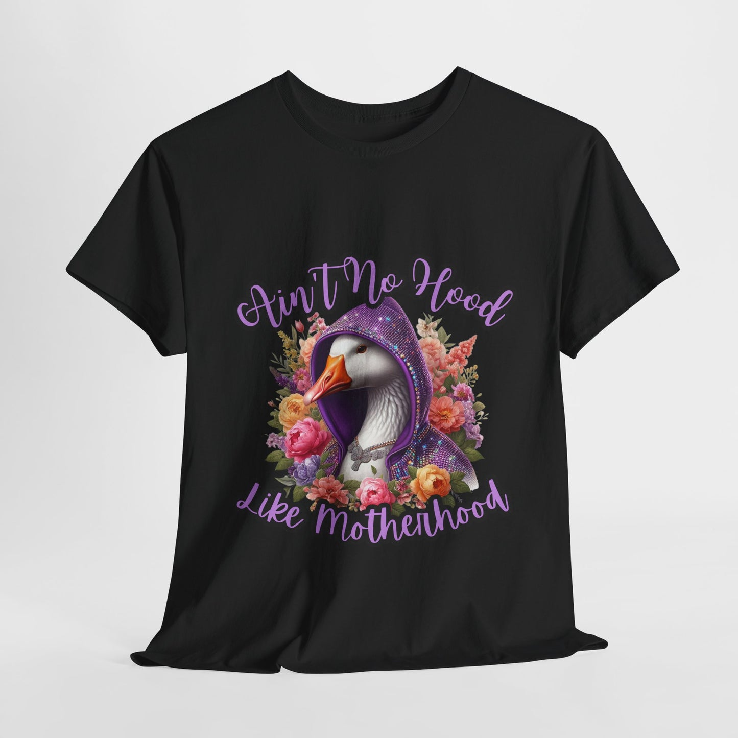 Ain't No Hood Like Motherhood Tee, Funny Mom Shirt, Unisex Cotton Tee, Gift for New Moms, Mother’s Day Apparel, Casual Motherhood Style