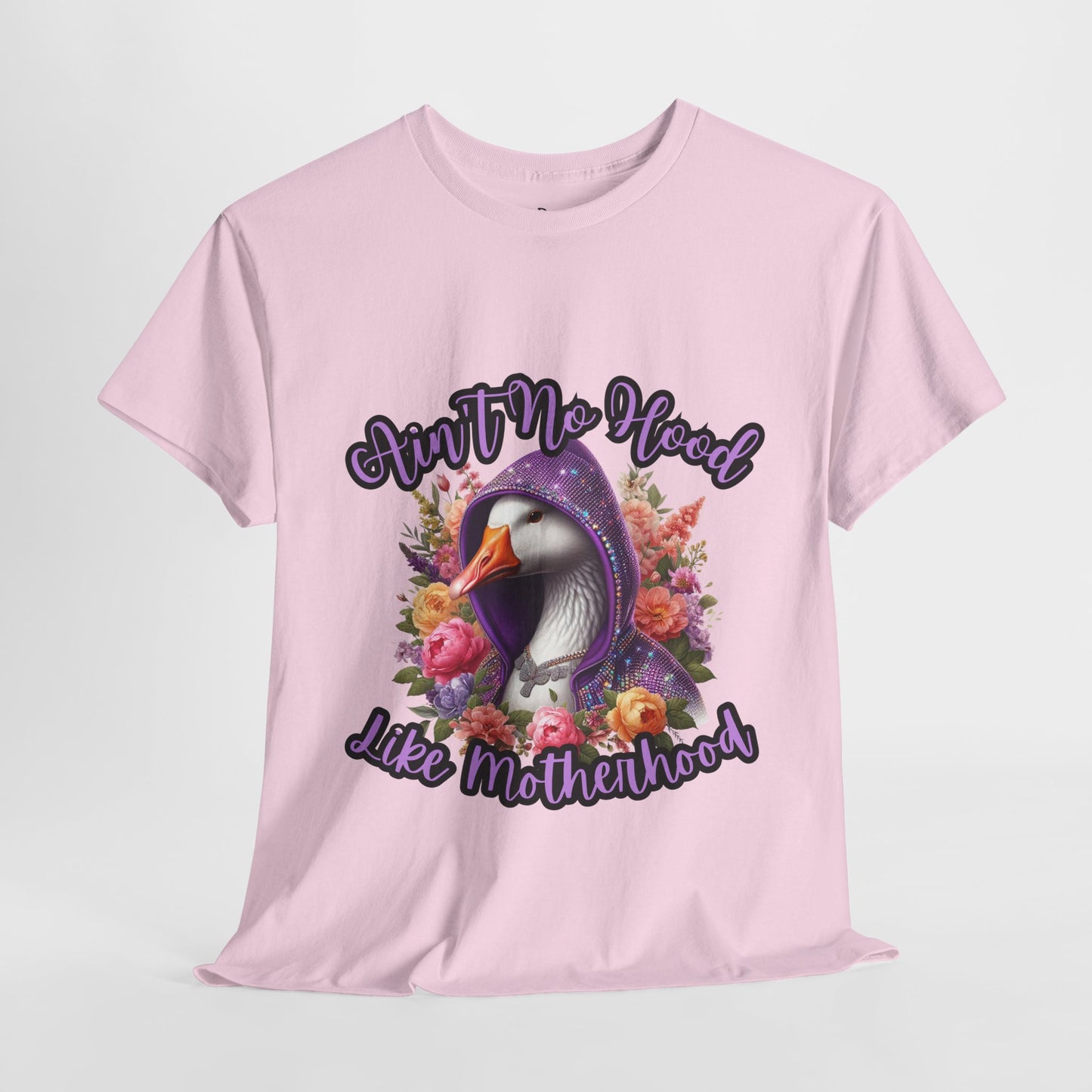 Ain't No Hood Like Motherhood Tee, Funny Mom Shirt, Unisex Cotton Tee, Gift for New Moms, Mother’s Day Apparel, Casual Motherhood Style