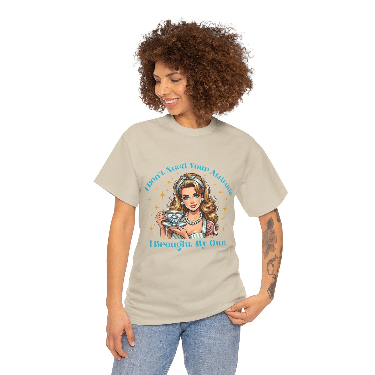 Funny Unisex Heavy Cotton Tee - I Brought My Own, Perfect for Parties, Gifts, Birthdays, Casual Wear, Humor