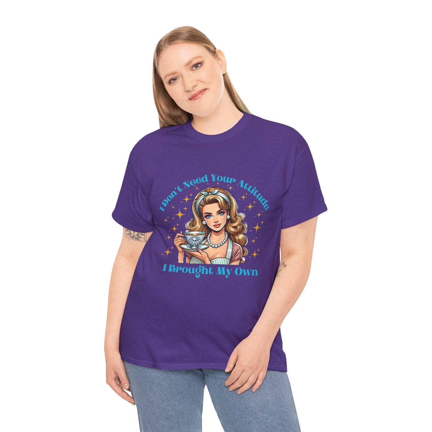 Funny Unisex Heavy Cotton Tee - I Brought My Own, Perfect for Parties, Gifts, Birthdays, Casual Wear, Humor