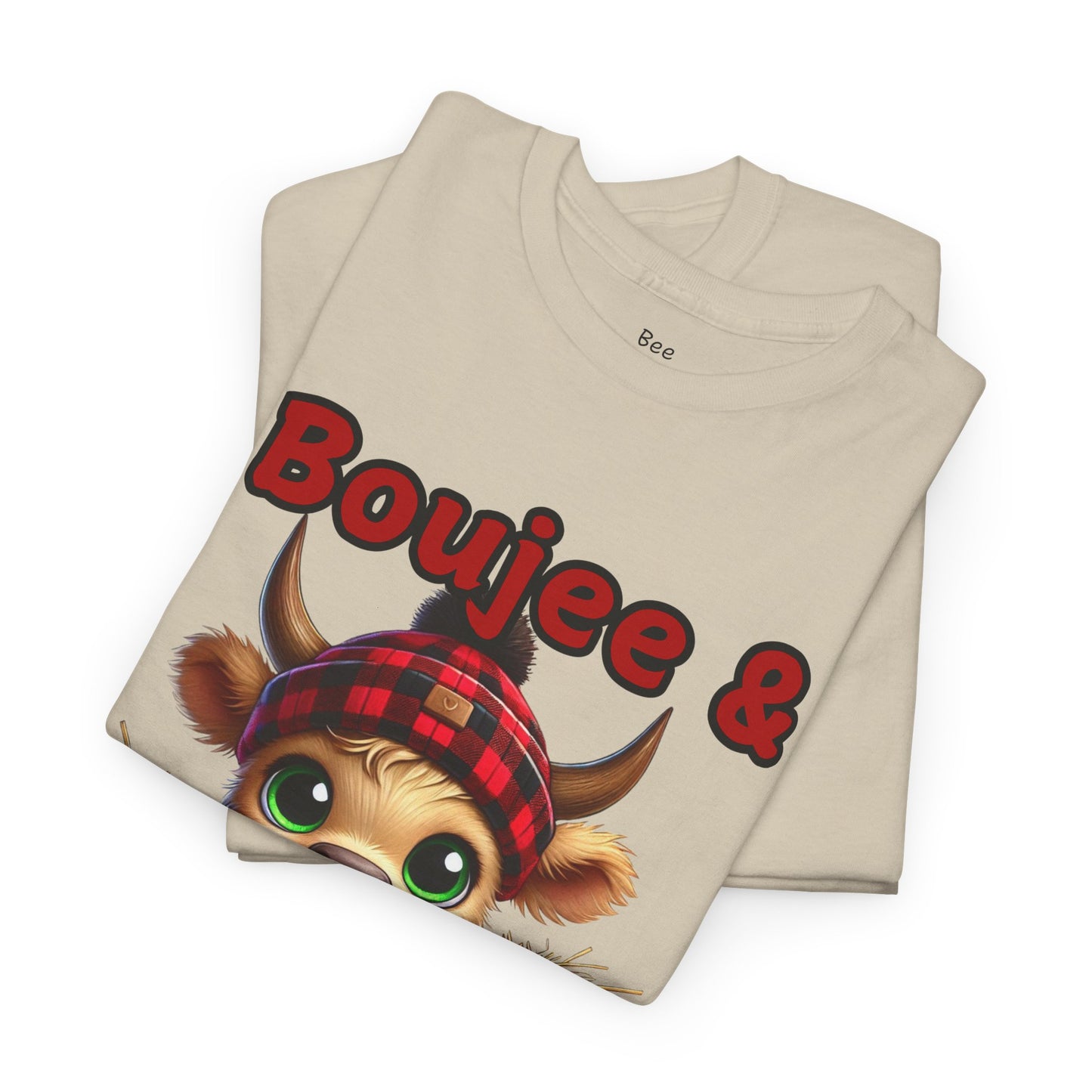 Boujee & Caffeinated Unisex Cotton Tee, Funny Graphic Tee, Gift for Coffee Lovers, Casual Wear, Trendy T-Shirt